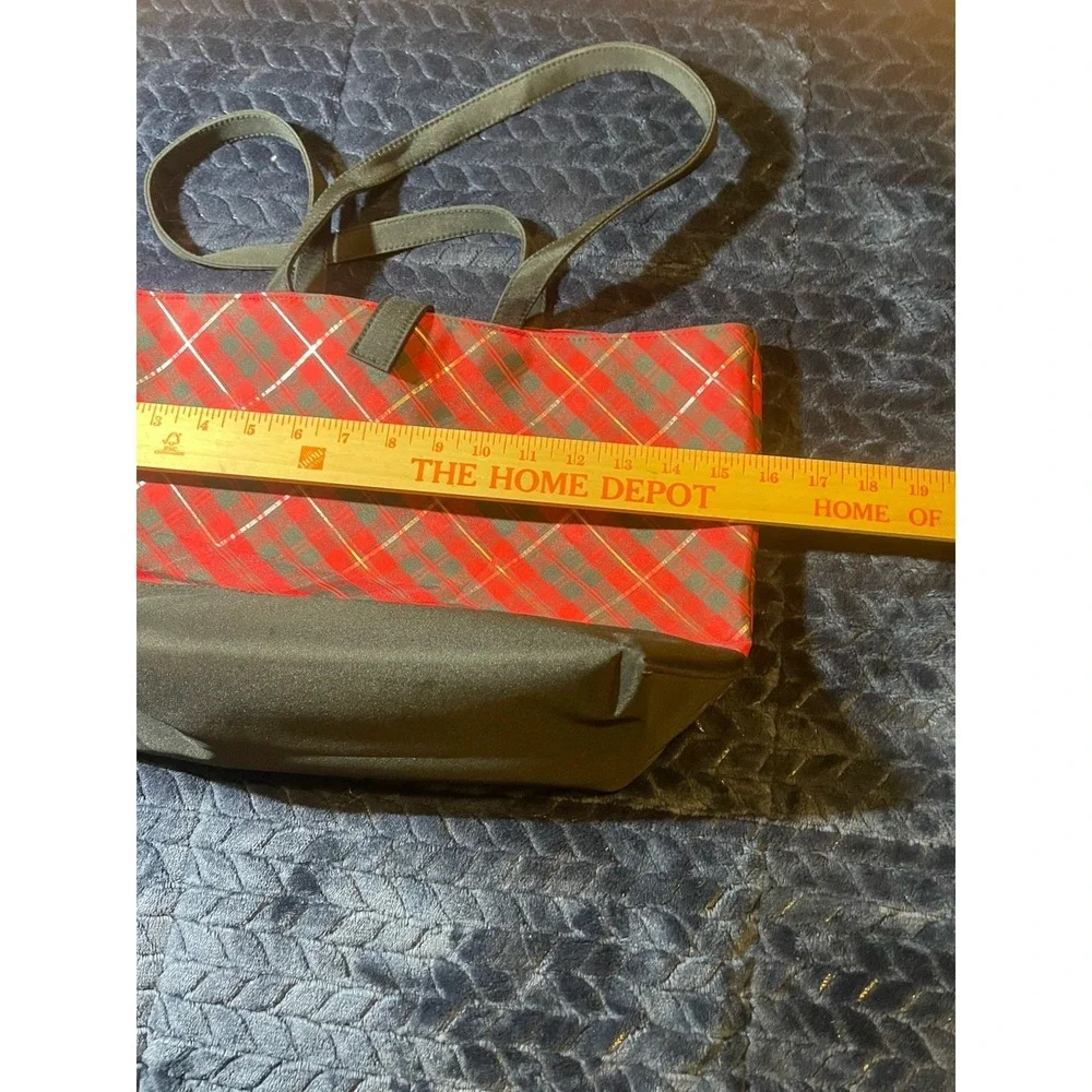 NEW Zippered Plaid Cosmetic Makeup Bag  Handbag 7 